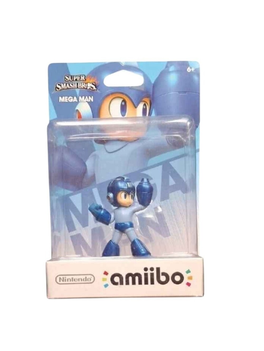 NIB Nintendo Mega Man AMIIBO Action Figure Super Smash Bros